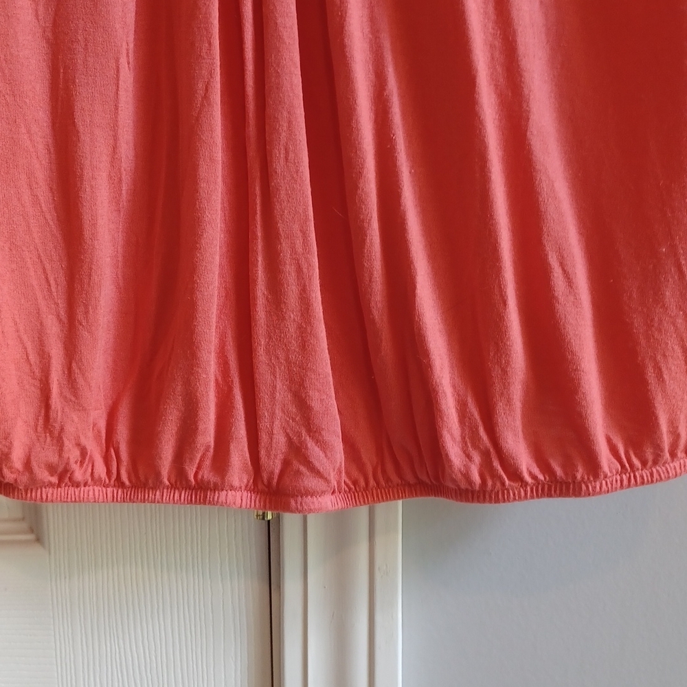 Allen B by Allen Schwartz Lace Top‎ Orange Women's Size Small - Picture 5 of 7